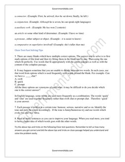 GovernmentAdda.com 
 
GovernmentAdda.com 
 
a connector. (Example: First, he arrived; then he sat down; finally, he left.) 
a