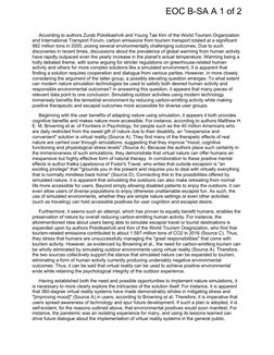 According to authors Zurab Pololikashvili and Young Tae Kim of the World Tourism Organization 
and International Transpo