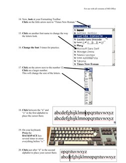 MS Word Typing Practice Exercise | PDF | Times New Roman | Computer ...