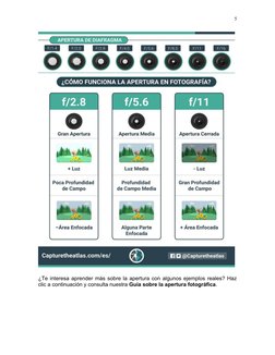 5
¿Te interesa aprender más sobre la apertura con algunos ejemplos reales? Haz
clic a continuación y consulta nuestra Guía so