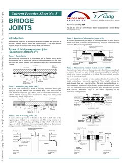 Bridge Rocker Joint Bridge Expansion Joint Types and Details | PDF | Road | Bridge