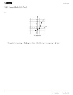 AP Precalculus Unit 2 MCQ Guide | PDF | Errors And Residuals ...