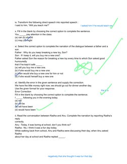 Grammar Exercises and Error Correction | PDF