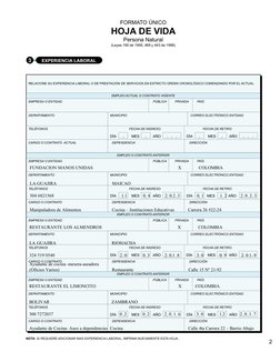 RESTAURANTE LOS ALMENDROS                                       
 
X               COLOMB