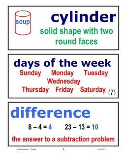 Cobb County 1st Grade                                               5