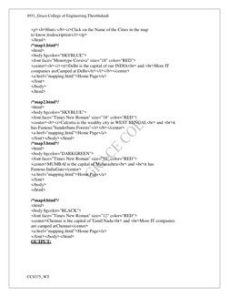 CCS375 Web Technologies Lab Manual | PDF | Web Development | Computing