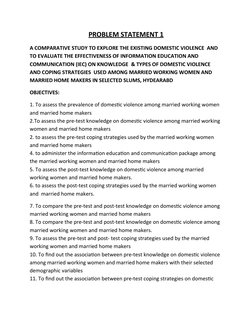 Scribd Problem Statement Examples Reports Nursing Research Problem Statements | PDF | Self-Improvement
