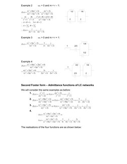 Foster and Cauer Network Synthesis | PDF | Computer Engineering ...