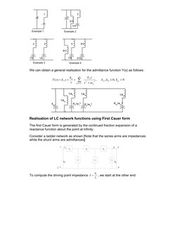 Foster and Cauer Network Synthesis | PDF | Computer Engineering ...