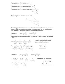 Foster and Cauer Network Synthesis | PDF | Computer Engineering ...