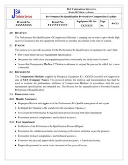 Compression Machine Re-Qualification Protocol | PDF | Verification And ...
