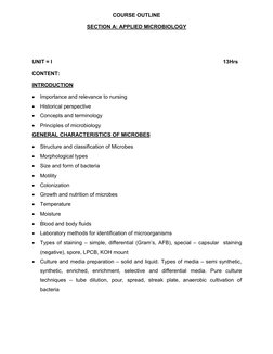 B.Sc. Nursing 3rd Semester Syllabus | PDF | Respiratory Diseases | Surgery