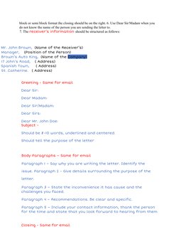 CSEC English A Paper 2 Overview | PDF | Plot (Narrative) | Memorandum