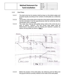 Tank Installation Method Statement | PDF | Welding | Construction