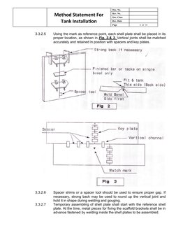 Tank Installation Method Statement | PDF | Welding | Construction