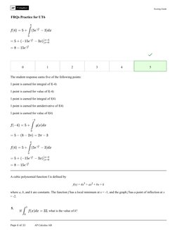 Unit 6 AP Calculus AB FRQ Practice | PDF | Integral | Function ...