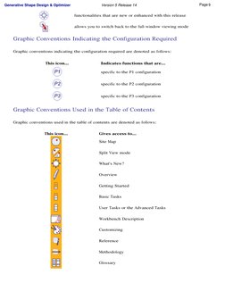 functionalities that are new or enhanced with this release
allows you to switch back to the full-window viewing mode
Graphic
