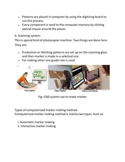 Types and Methods of Marker Making | PDF | Textiles | Clothing