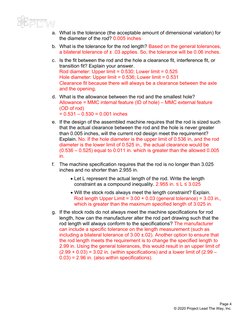 PLTW Activity 2.1.1 Answer Key | PDF | Engineering Tolerance | Metrology