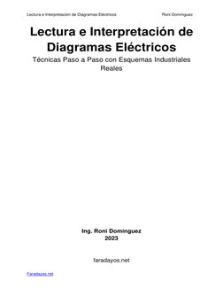 Lectura e Interpretación de Diagramas Eléctricos                                        Roni Domínguez 
Faradayos.net  (https