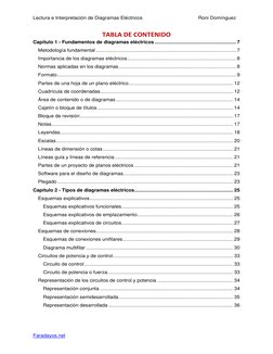 Lectura e Interpretación de Diagramas Eléctricos                                        Roni Domínguez 
Faradayos.net  (https
