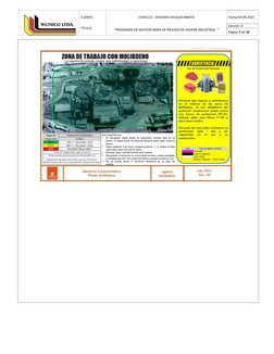 CLIENTE:
CODELCO - DIVISION CHUQUICAMATA
  Fecha:03-09-2021
TÍTULO: 
“PROGRAMA DE GESTION MAPA DE RIESGOS DE HIGIENE IN