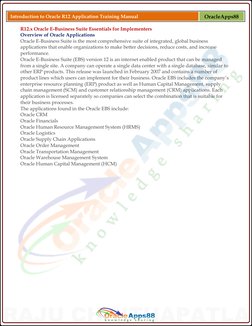 Oracle R12 User Training Manual | PDF | Enterprise Resource Planning ...