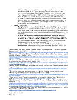 2022, then-Fox host Tucker Carlson ranted against an Asian-American Sesame
Street character. In 2020, Carlson attacked a Sesa