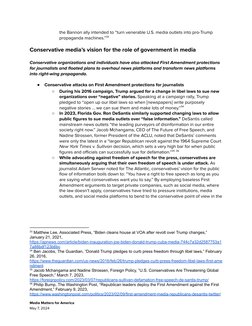the Bannon ally intended to “turn venerable U.S. media outlets into pro-Trump
propaganda machines.”33
Conservative media’s vi