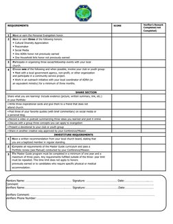 Master Guide Portfolio Pdf Example Master Guide Portfolio Checklist 2025 | PDF | Jesus | Seventh Day ...