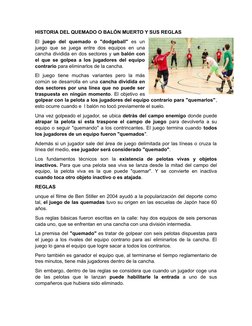 Historia y reglas del kickball | PDF | Asociación de Futbol | Nadando