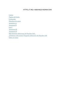 HTTPS://T.ME/+NBKHNQ5YN0MWY2MX
Cubrir
Pagina del titulo
Contenido
Derechos de autor
anastasia yo
Anastasia II
José I
Anastasi