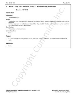 Fault Code: 3582 - SPN: 4364 - FMI: 18: ISB6.7 CM2350 B101 | PDF ...