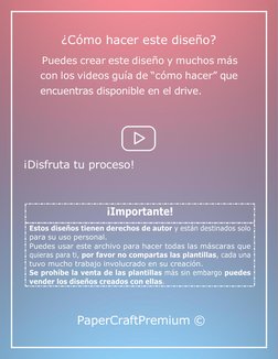 Momuscraft © 
¿Cómo hacer este diseño? 
Puedes crear este diseño y muchos más 
con los videos guía de “cómo hacer” que 
encue