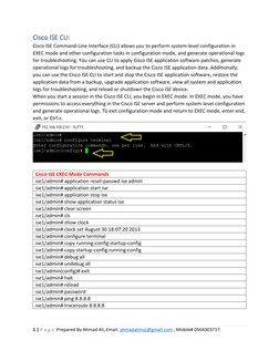 Cisco ISE CLI Command Guide | PDF | Command Line Interface ...