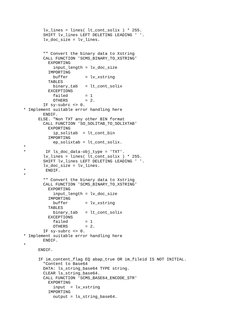 Read and Encode Attachments in ABAP | PDF | String (Computer Science ...