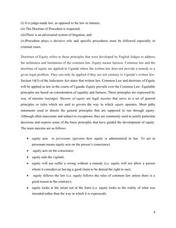 Sources of Law in Uganda Explained | PDF | Precedent | Common Law
