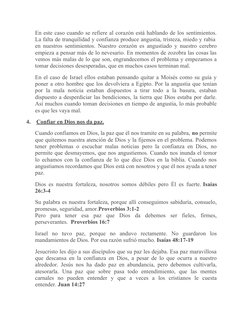 En este caso cuando se refiere al corazón está hablando de los sentimientos.
La falta de tranquilidad y confianza produce ang