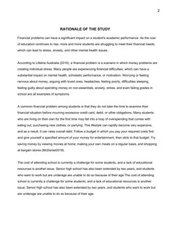 Financial Problems and Academic Performance | PDF | Cost Of Living ...