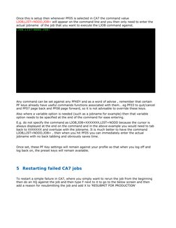 Ca7 Software CA7 Job Scheduling Guide | PDF | Command Line Interface | Computer ...