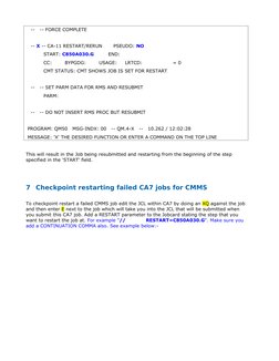 CA7 Job Scheduling Guide | PDF | Command Line Interface | Computer ...