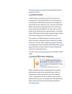 the American Society for Qualityw (http://en.wikipedia.org/wiki/American_Society_for_Quality)hich provides detailed guides on