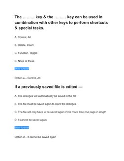 SSC Previous Year Computer Questions PDF | PDF | Computer Data Storage ...