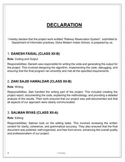 Class 12 IP Railway Reservation Project | PDF | Databases | My Sql