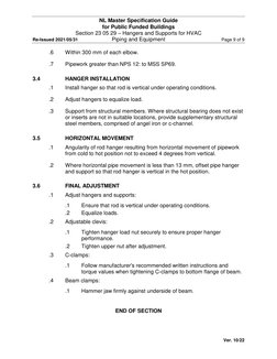 HVAC Hangers and Supports Guide | PDF | Pipe (Fluid Conveyance) | Steel