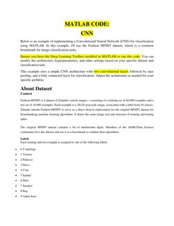 CNN and RNN Examples in MATLAB | PDF | Artificial Intelligence ...