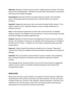 Understanding Structural Devices in Literature | PDF | Part Of Speech ...