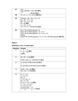 PSLE 2022 Math Answer Key | PDF | Geometry | Euclidean Geometry