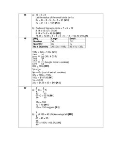 PSLE 2022 Math Answer Key | PDF | Geometry | Euclidean Geometry