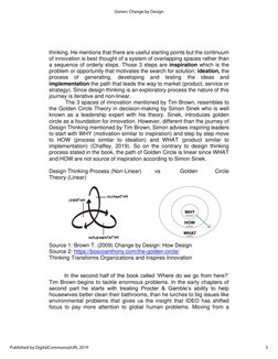 thinking. He mentions that there are useful starting points but the continuum 
of innovation is best thought of a system of o